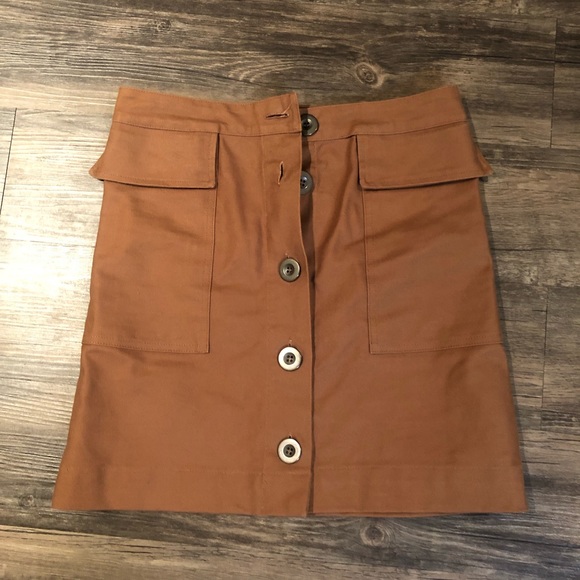MIH button-up utility A line skirt - Picture 2 of 3